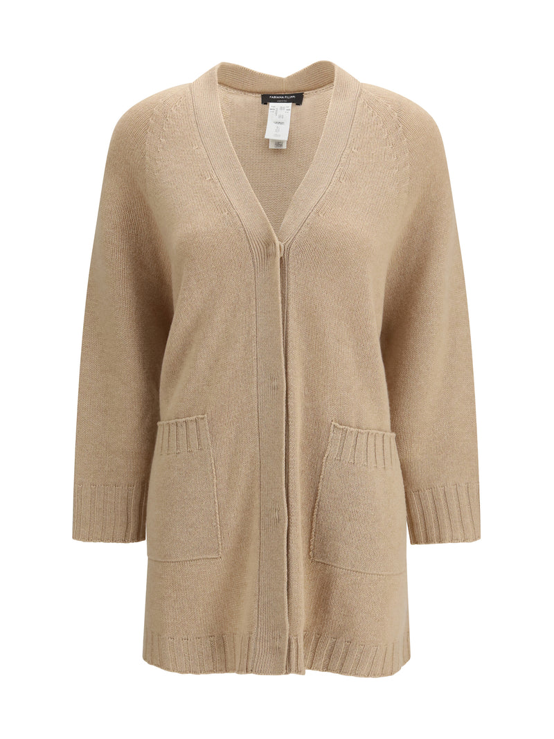 Fabiana Filippi Fabiana Filippi Fine Knit Cardigan Faggio Women - World Class Fashion