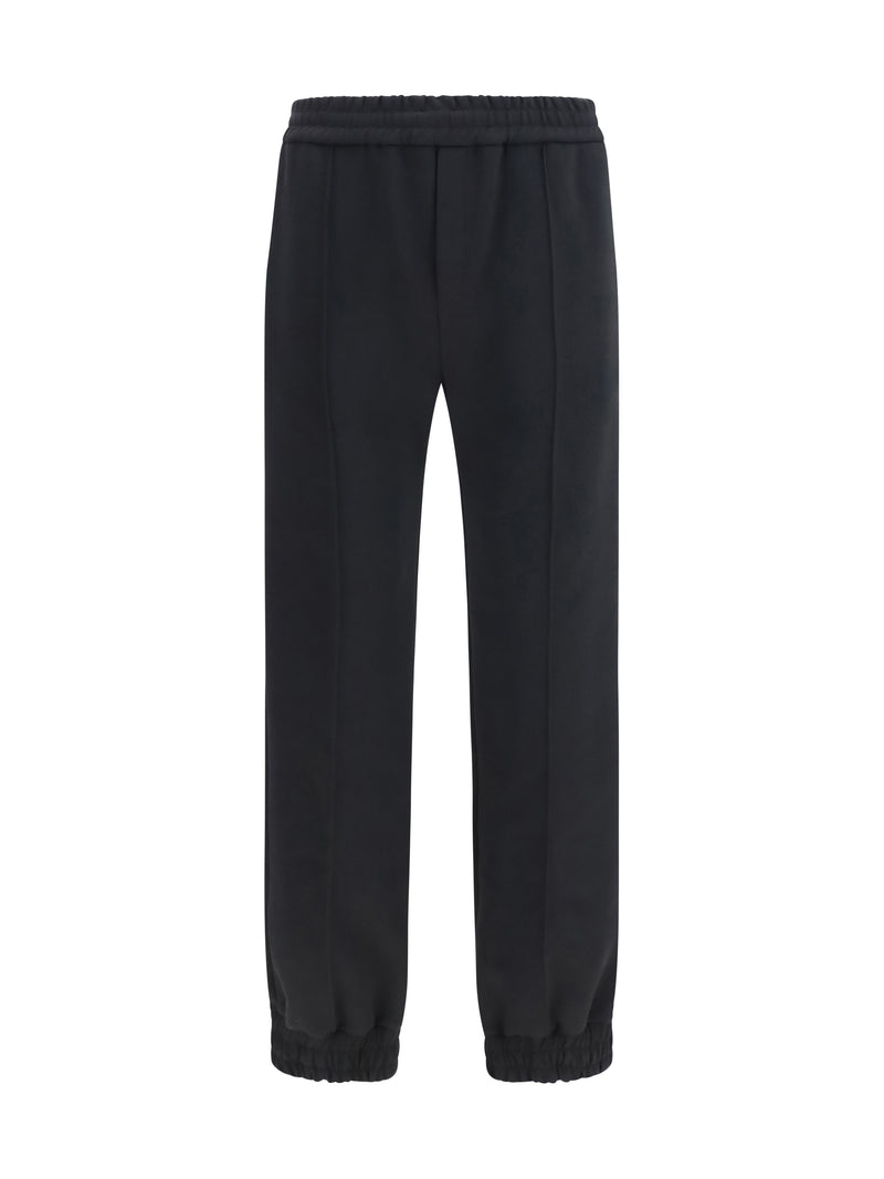Valentino Valentino Pantalones de Chándal de Algodón Nero para Hombre - World Class Fashion