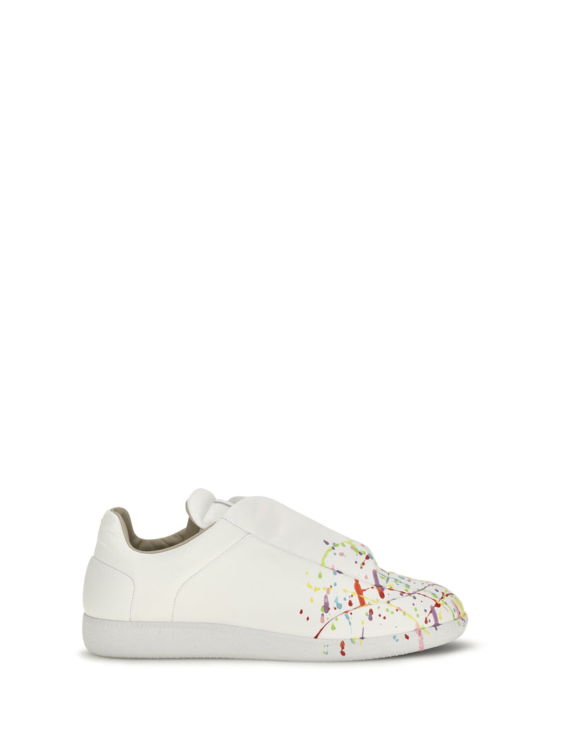 Margiela Margiela Future Leather Sneakers White/Multicolor - World Class Fashion
