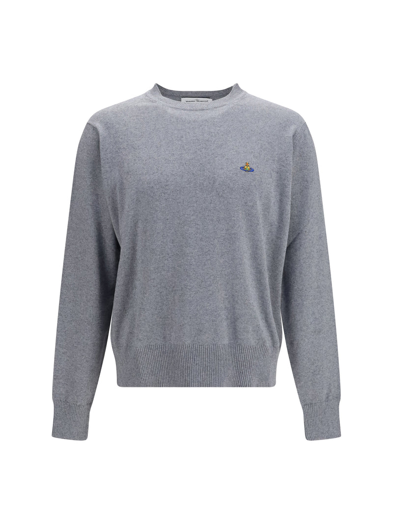 Vivienne Westwood Vivienne Westwood Alex Sweater Dark Grey Melange - World Class Fashion