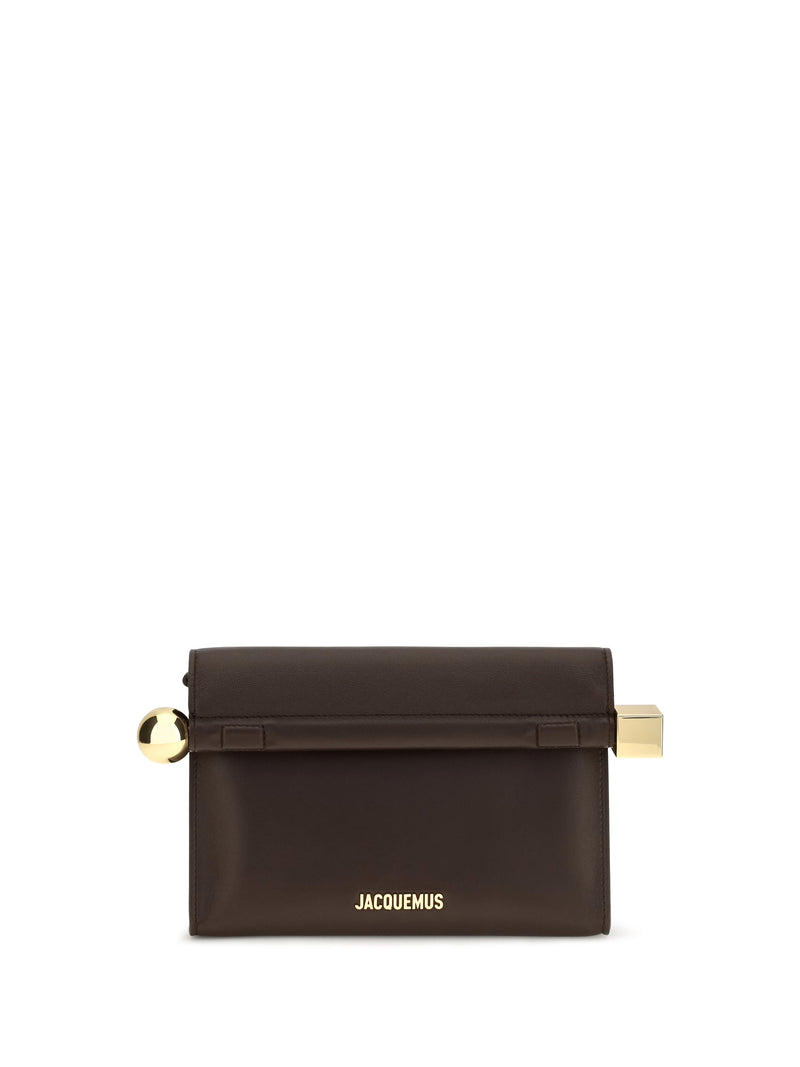 Jacquemus Jacquemus Rond Carré Leather Shoulder Bag - World Class Fashion