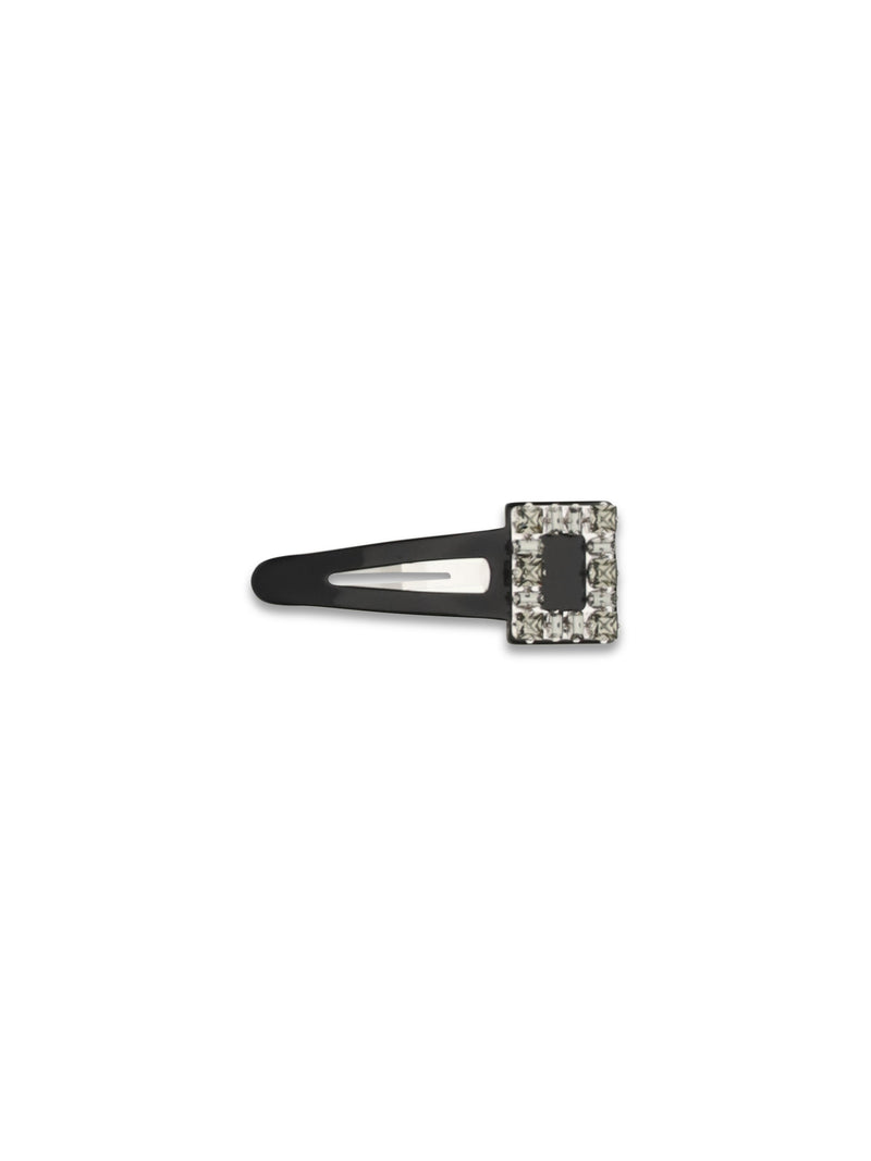 Roger Vivier Roger Vivier Rhinestone Hair Clip Nero - World Class Fashion
