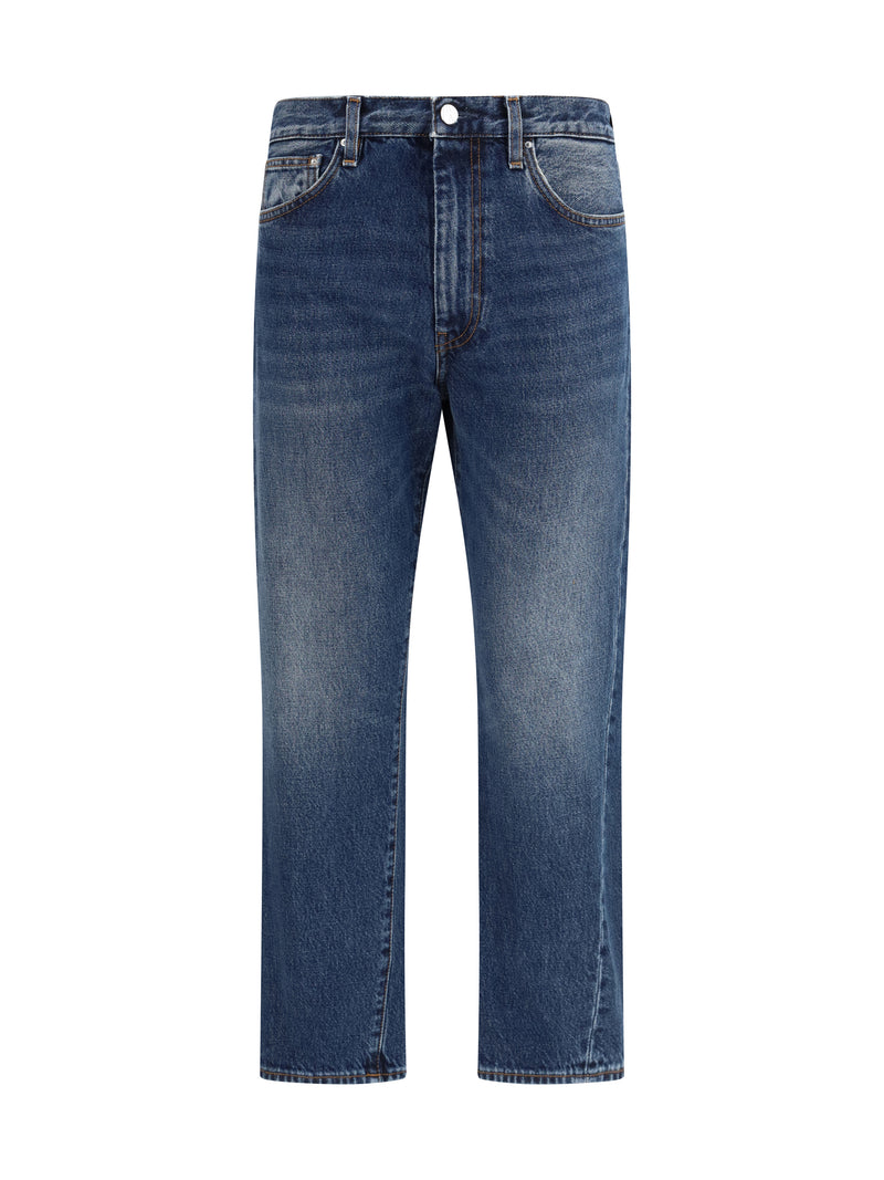 Toteme Toteme Washed Twisted Seam Jeans Blue Women - World Class Fashion