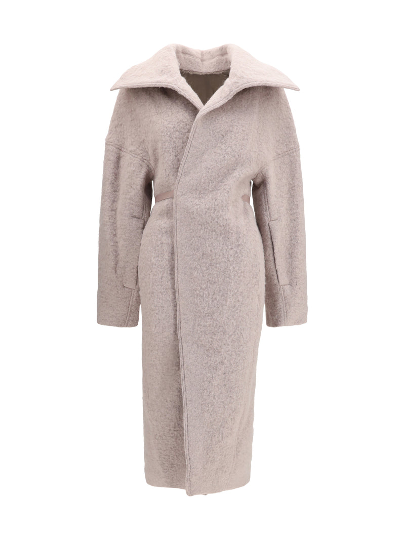 Rick Owens Rick Owens Dracucollar Belted Coat - World Class Fashion