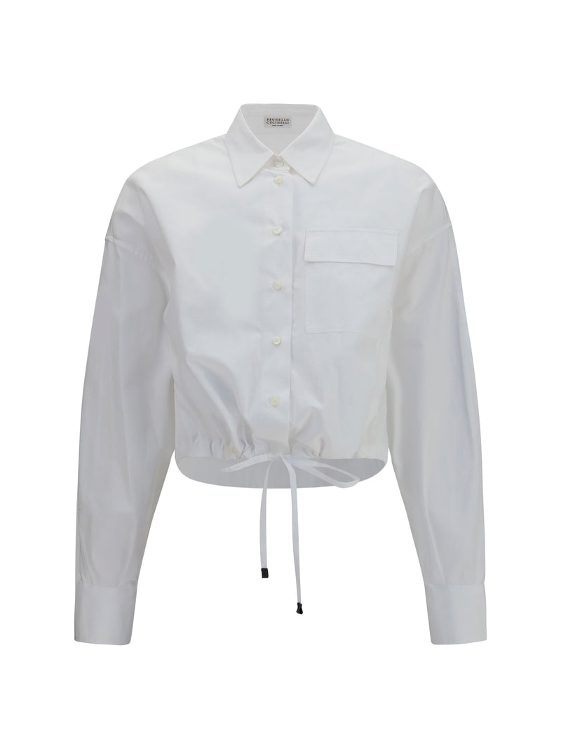 Brunello Cucinelli Brunello Cucinelli Cotton Shirt White Women - World Class Fashion