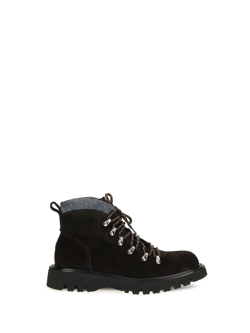 Fratelli Rossetti Fratelli Rossetti Suede Lace-up Boots Cacao - World Class Fashion