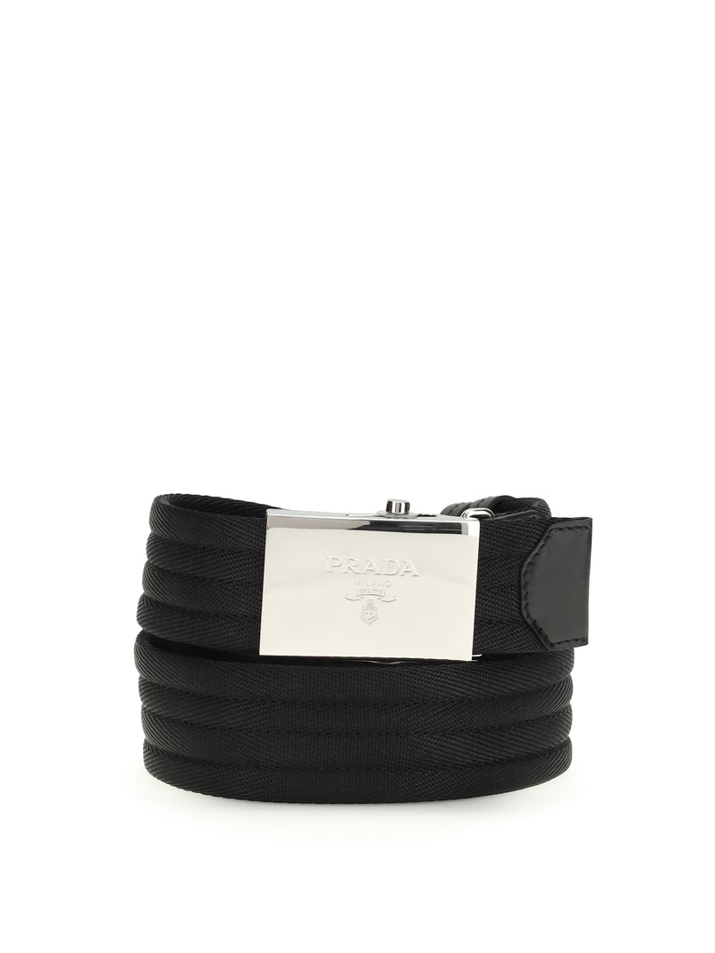 Prada Prada Nylon Belt Nero Men - World Class Fashion