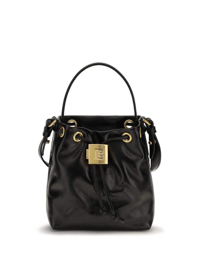 Balmain Bolso Balmain Pulse Bucket Noir - World Class Fashion