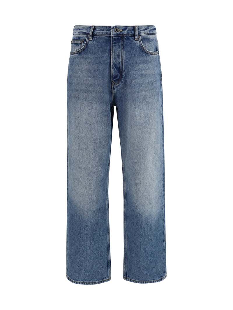Off-white Off-white Half Arrow Jeans Light Medium Blue - World Class Fashion