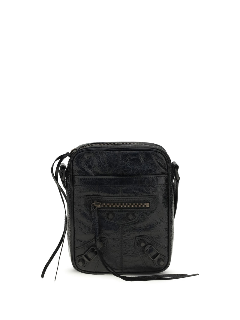 Balenciaga Balenciaga Le City Vertical Shoulder Bag Black - World Class Fashion