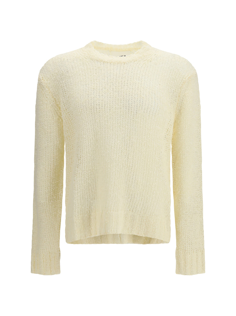 Jil Sander Jil Sander Openwork Sweater Eggshell Men - World Class Fashion