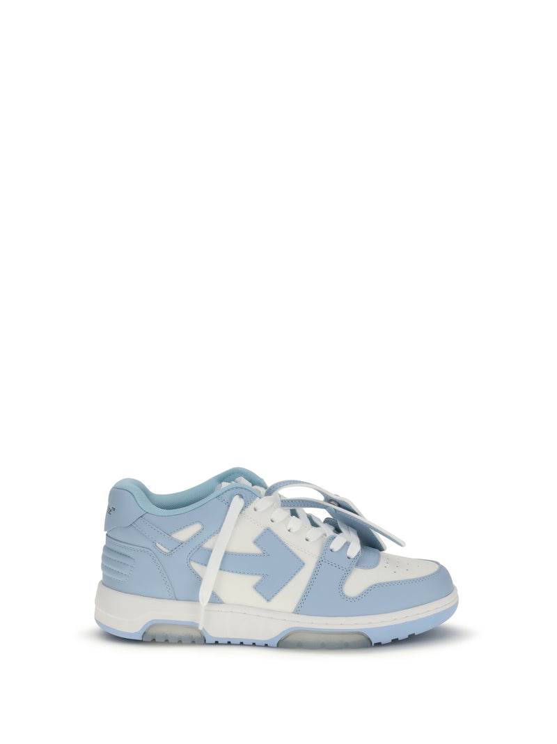 Off-white Off-white Out Of Office Sneakers White - Light Blue - World Class Fashion