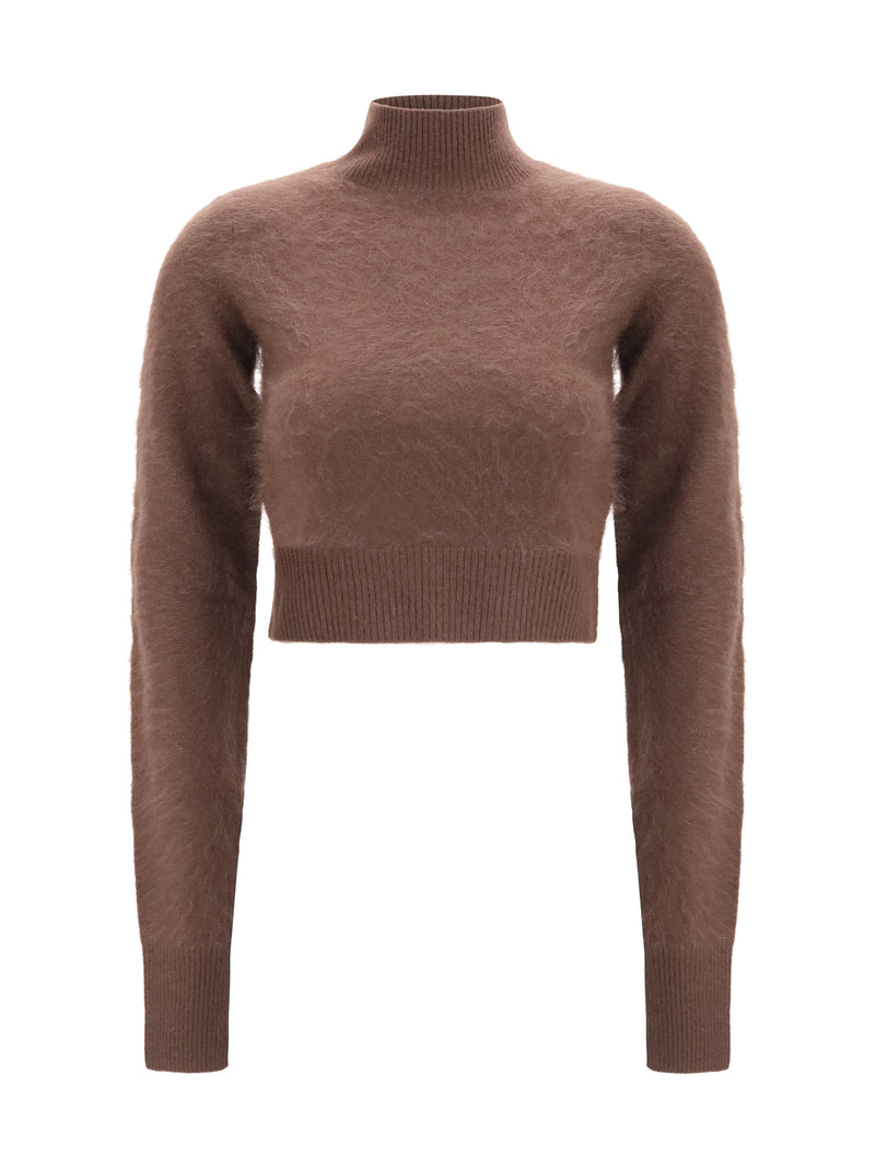 Max Mara Sportmax Max Mara Sportmax Agio Cashmere Top Cioccolato - World Class Fashion