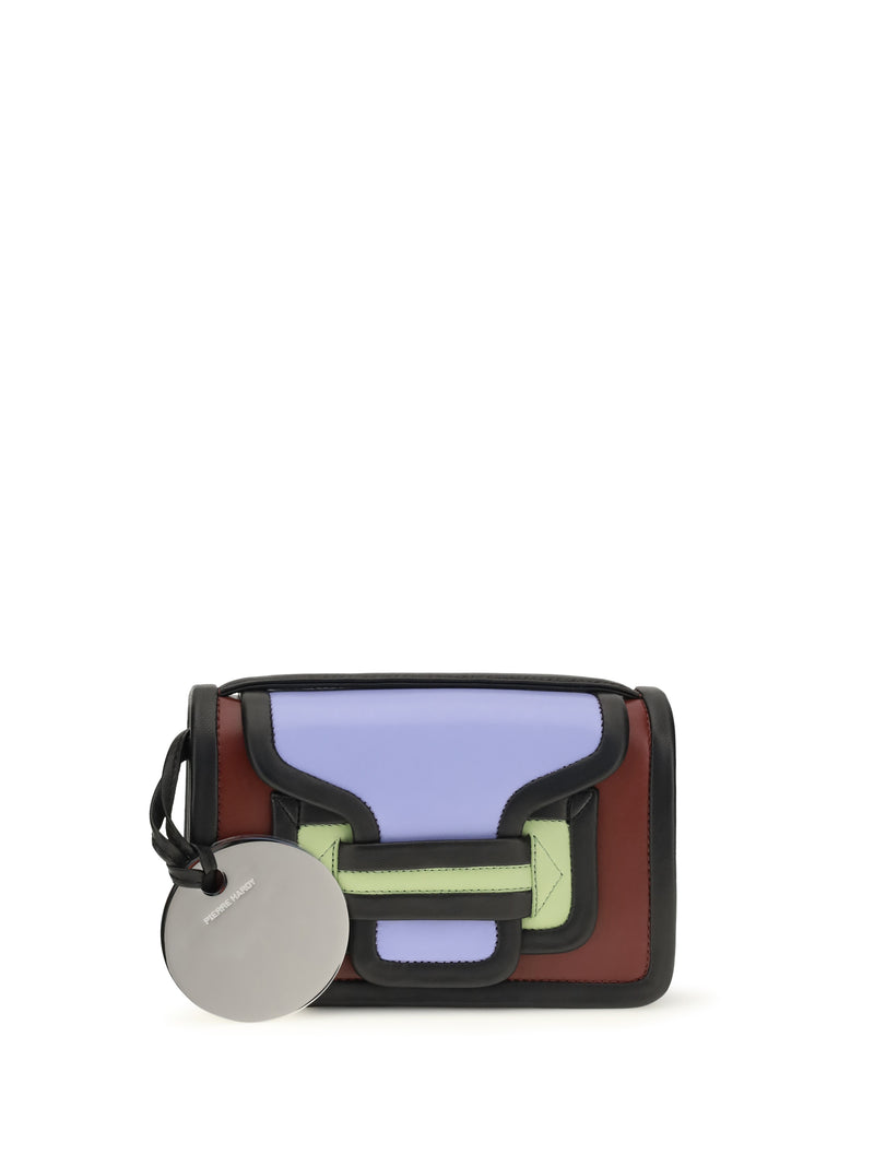 Pierre Hardy Pierre Hardy Alpha Shoulder Bag Lamb Carmine Multi Black - World Class Fashion