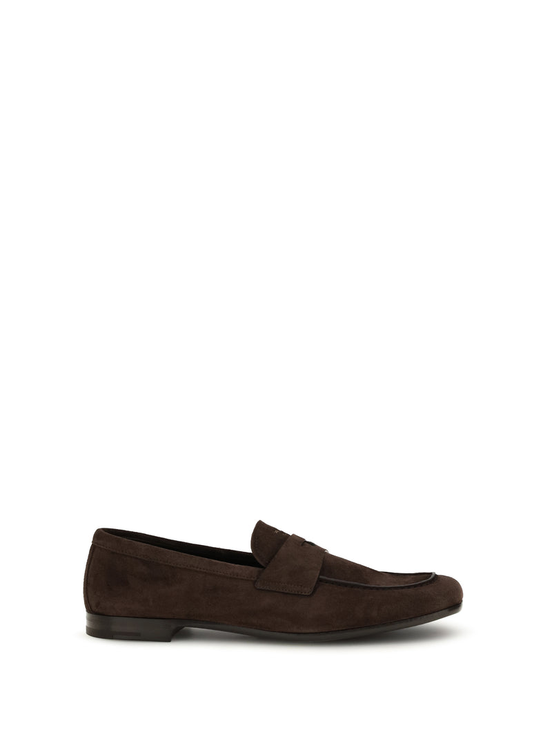 Prada Prada Suede Loafers Moro Men - World Class Fashion