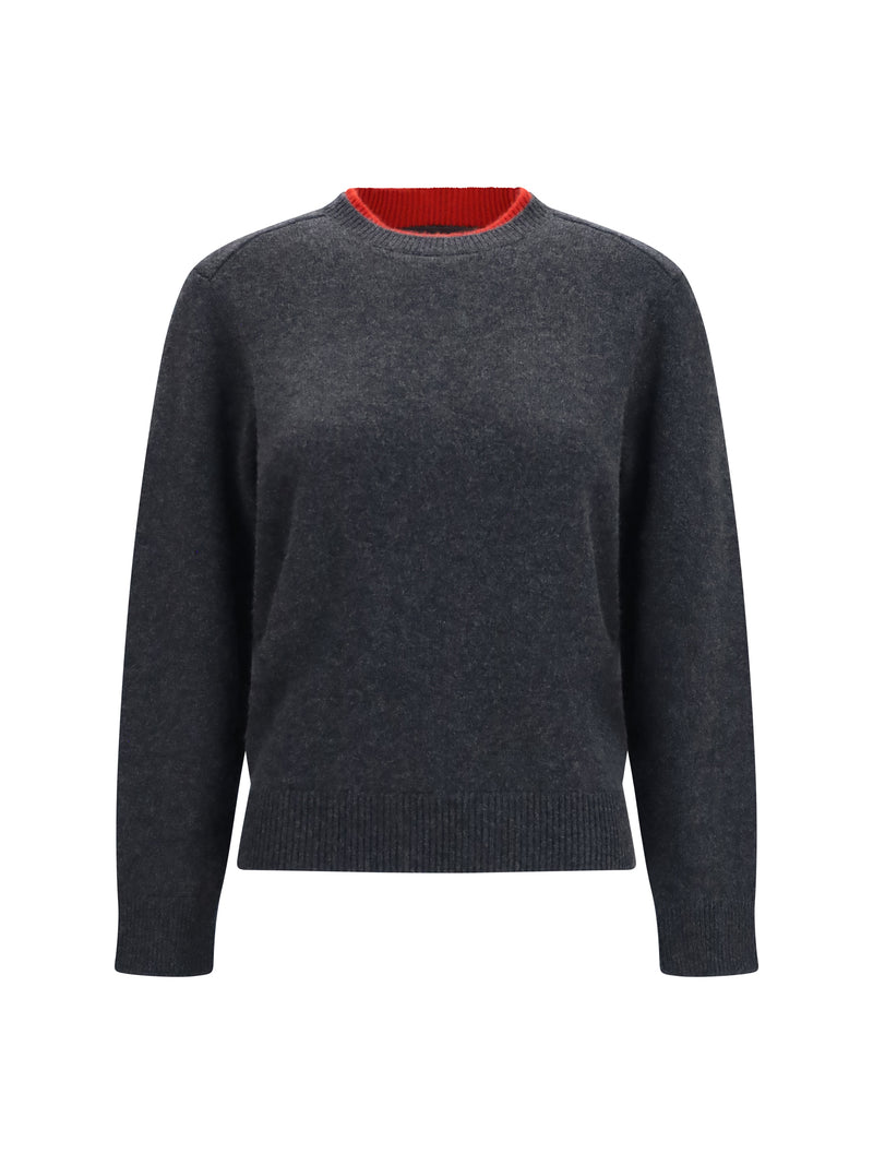 Loulou De Saison Loulou De Saison Otis Cashmere Sweater With Two-tone Collar - World Class Fashion