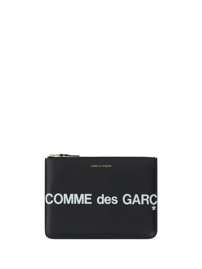 Comme Des Garçons Comme Des Garçons Leather Coin Purse Black - World Class Fashion
