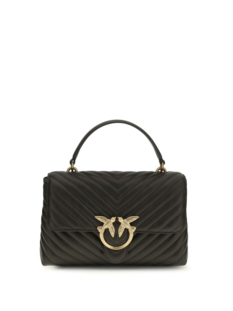 Pinko Pinko Love Lady Handbag Verde Fango-Antique Gold - World Class Fashion