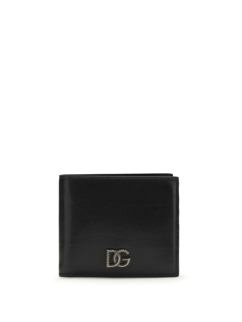 Dolce & Gabbana Dolce & Gabbana Leather Wallet Nero Men - World Class Fashion