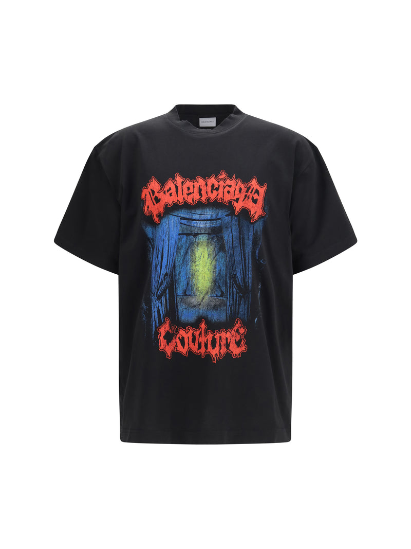 Balenciaga Balenciaga Salon De Couture T-shirt Black - World Class Fashion