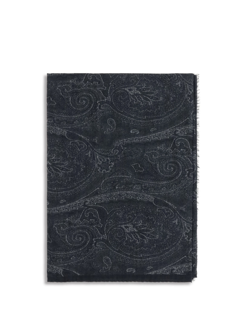 Etro Etro Paisley Scarf Black Men - World Class Fashion
