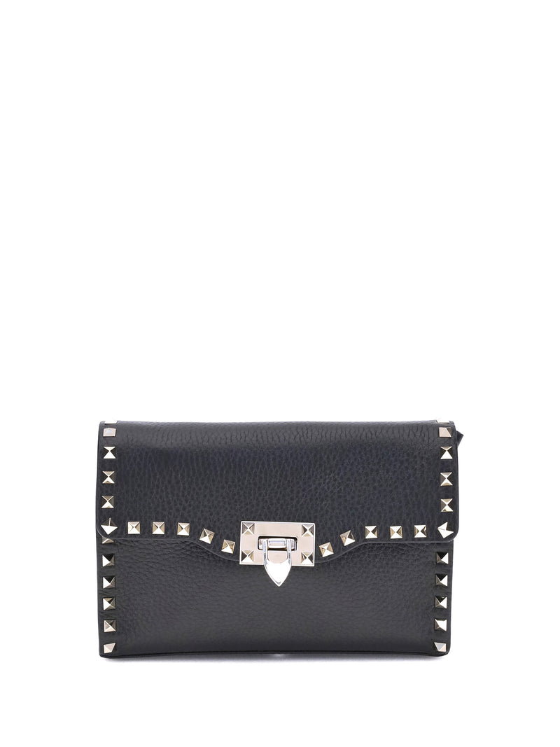 Valentino Garavani Valentino Garavani Rockstud Mini Shoulder Bag In Garnet Calfskin - World Class Fashion