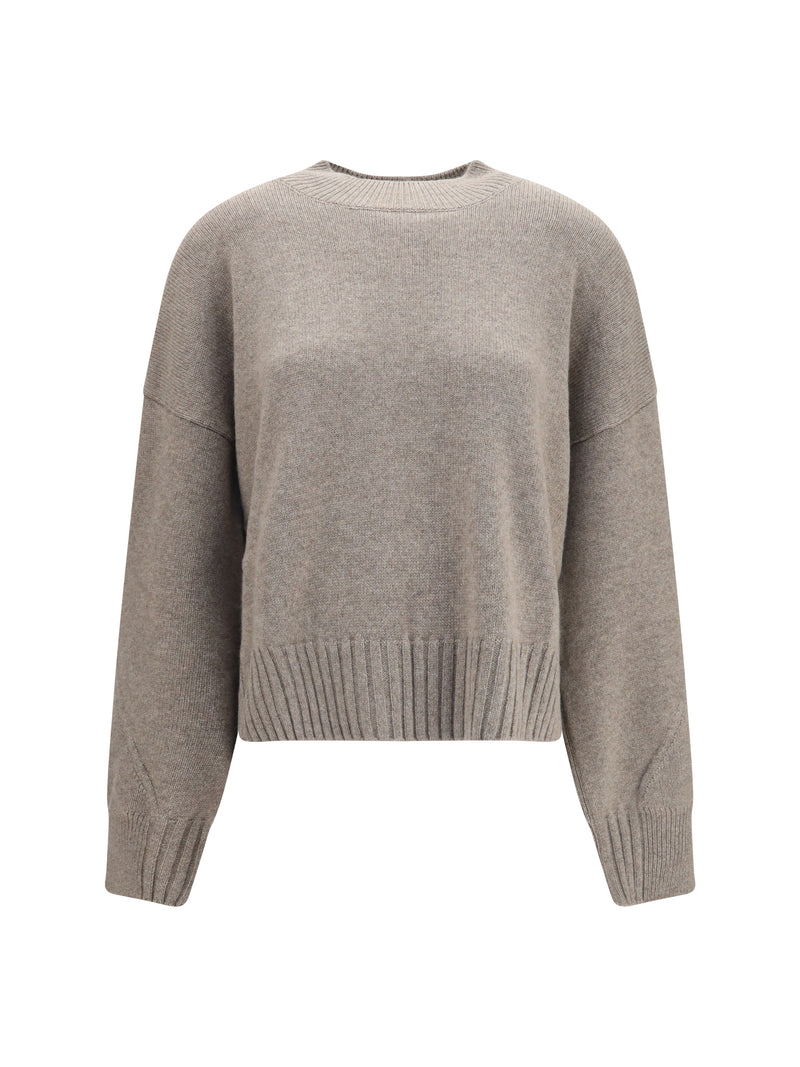 Malo Malo Cashmere Crew Neck Sweater Stone Beige - World Class Fashion