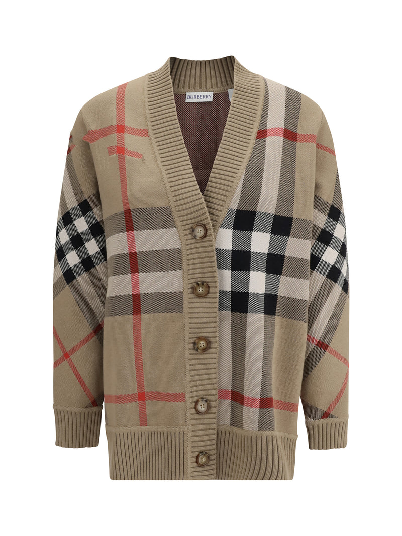 Burberry Burberry Check Archive Wool Sweater Archive Beige - World Class Fashion