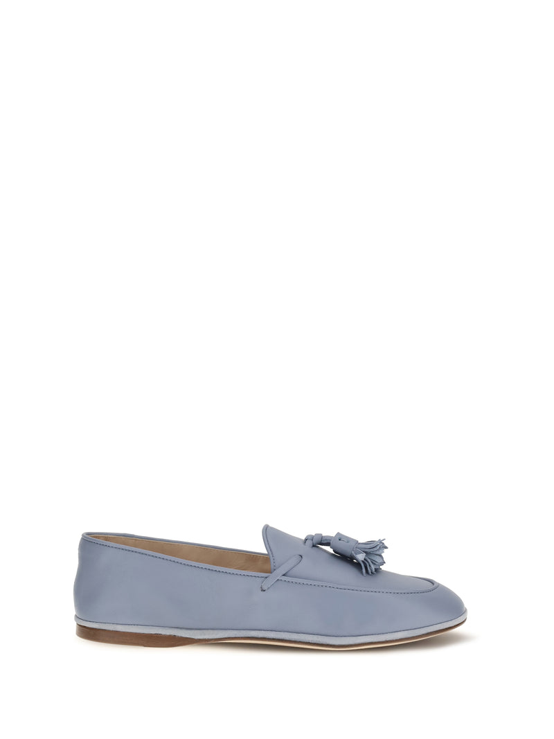 Fratelli Rossetti Fratelli Rossetti Leather Tassel Loafers Azzurro Women - World Class Fashion