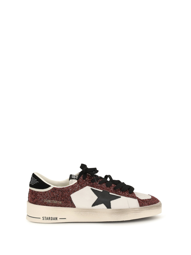 Golden Goose Golden Goose Stardan Sneakers Milk/Bordeaux/Black - World Class Fashion