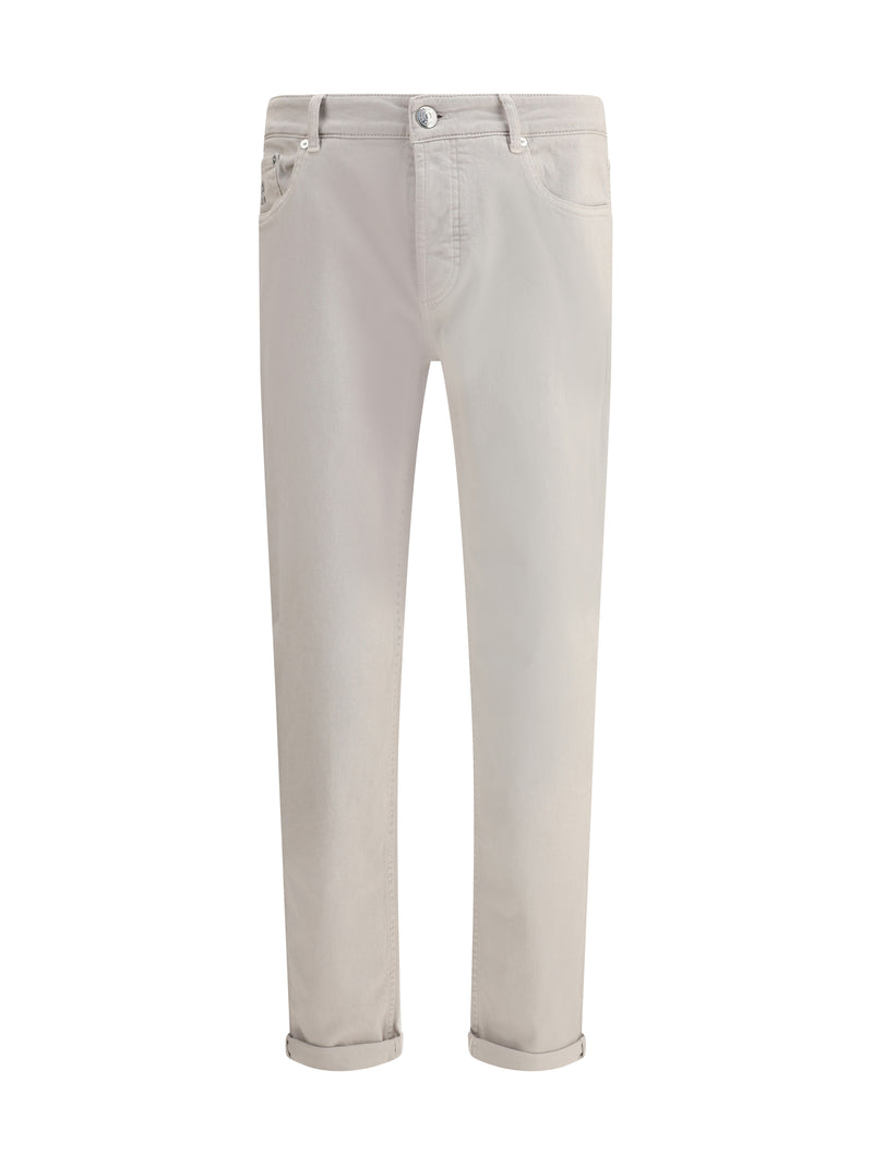 Brunello Cucinelli Brunello Cucinelli Jeans With Turn-up Hem JUTA - World Class Fashion