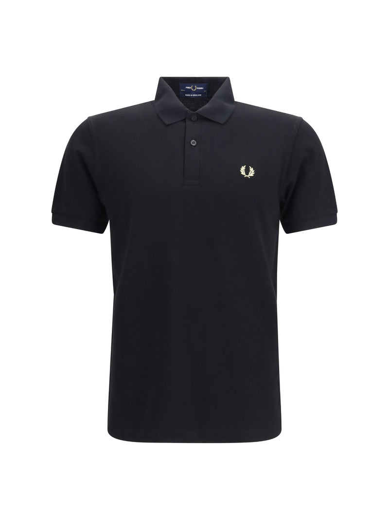 Fred Perry Fred Perry M3 Cotton Piqué Polo Black/Champagne - World Class Fashion