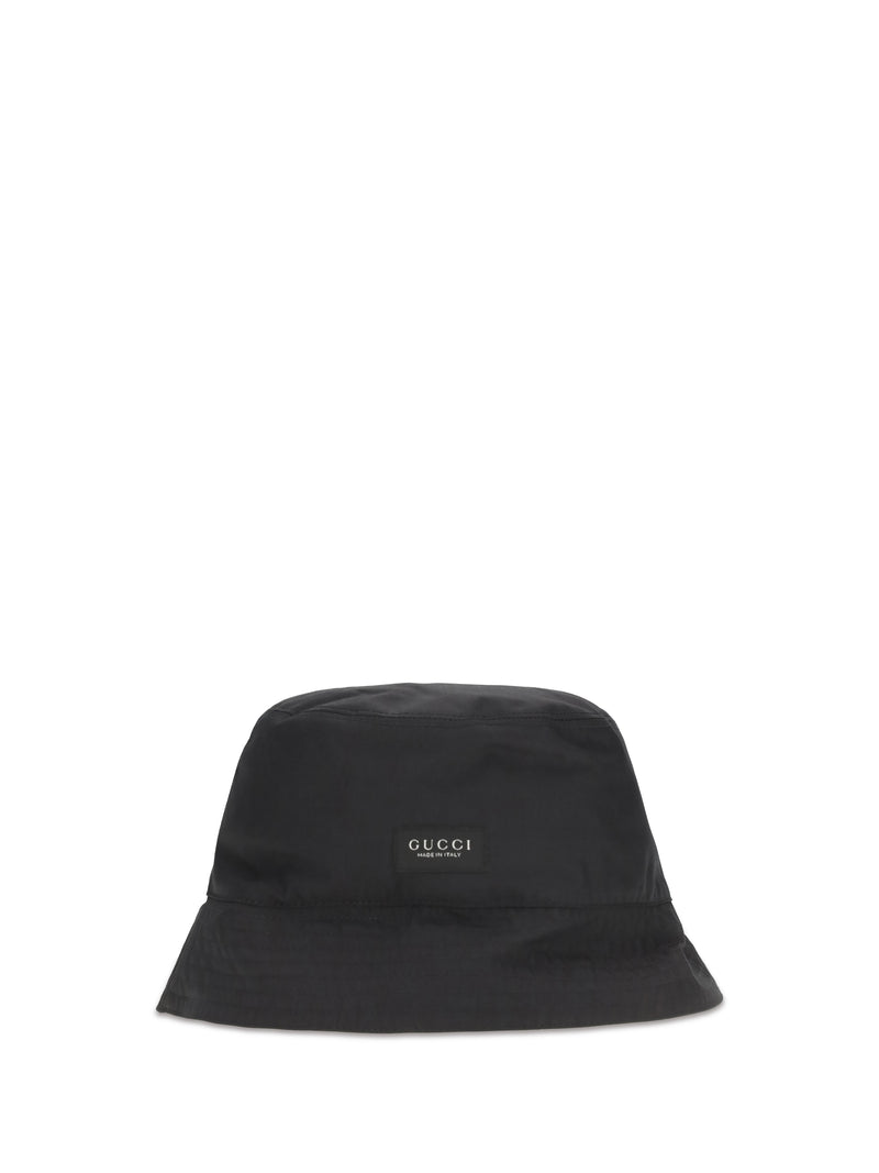 Gucci Gucci Cotton Canvas Bucket Hat Black Men - World Class Fashion