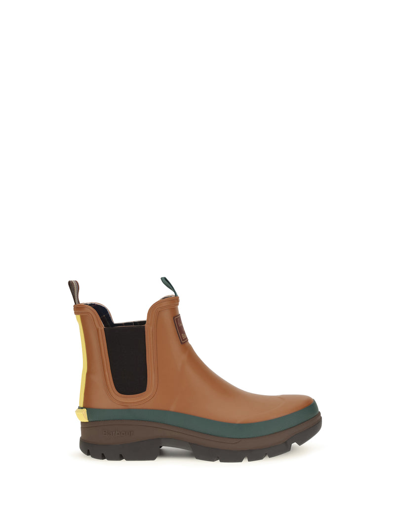 Barbour Barbour X Paul Smith Chelsea Boots Russet - World Class Fashion