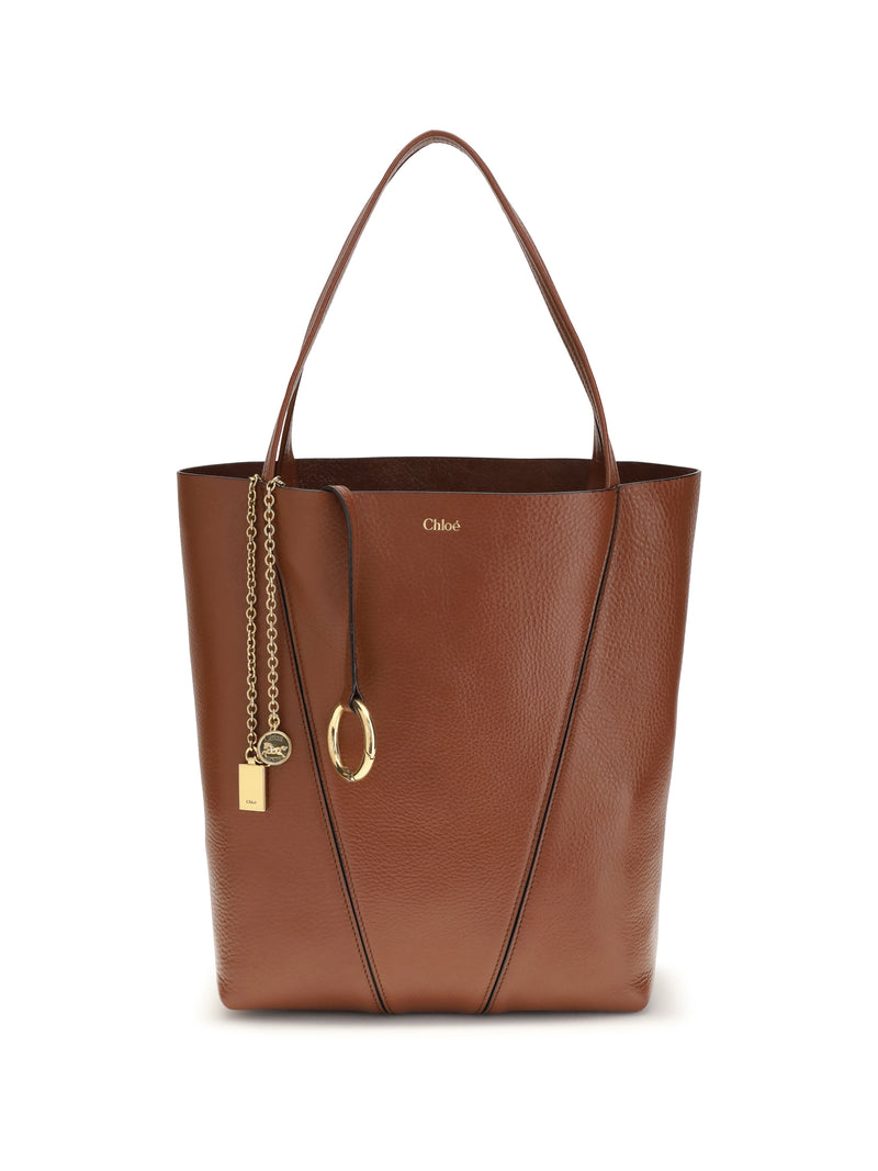Chloe Chloé Spin Shoulder Bag Blushy Brown - World Class Fashion