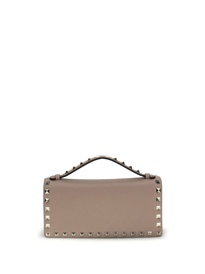 Valentino Garavani Valentino Garavani Rockstud Chain Wallet Poudre - World Class Fashion