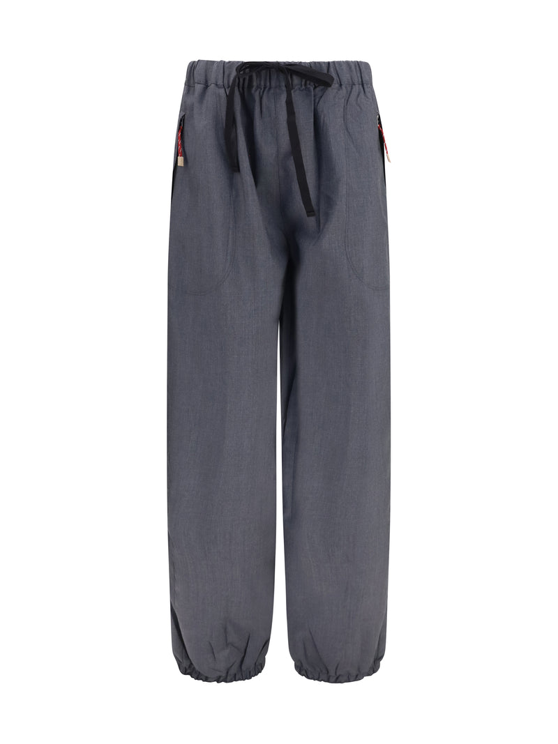 Prada Prada Wool and Mohair Pants Ardesia - World Class Fashion