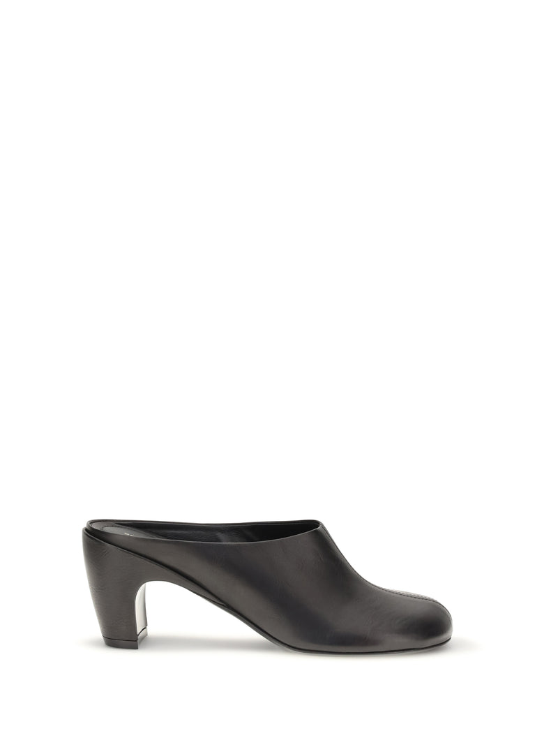 Dries Van Noten Dries Van Noten Leather Mules Black Women - World Class Fashion