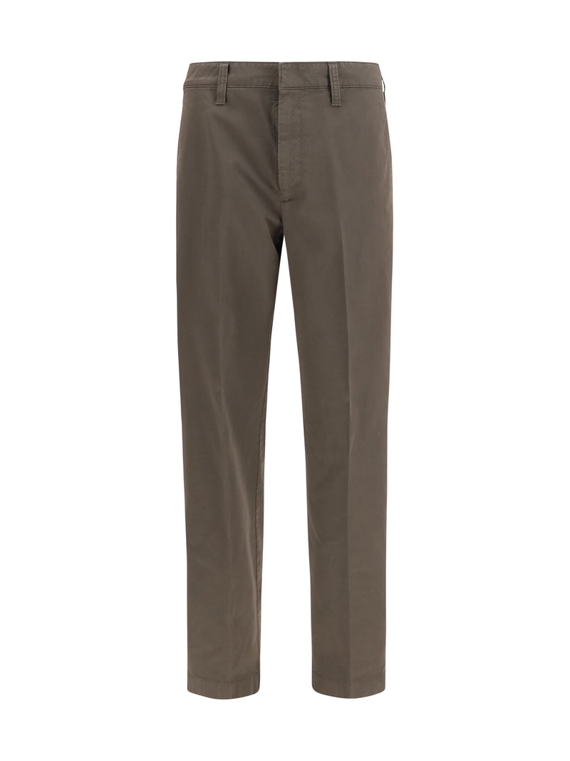 Prada Prada Garment Dyed Cotton Pants Palude - World Class Fashion