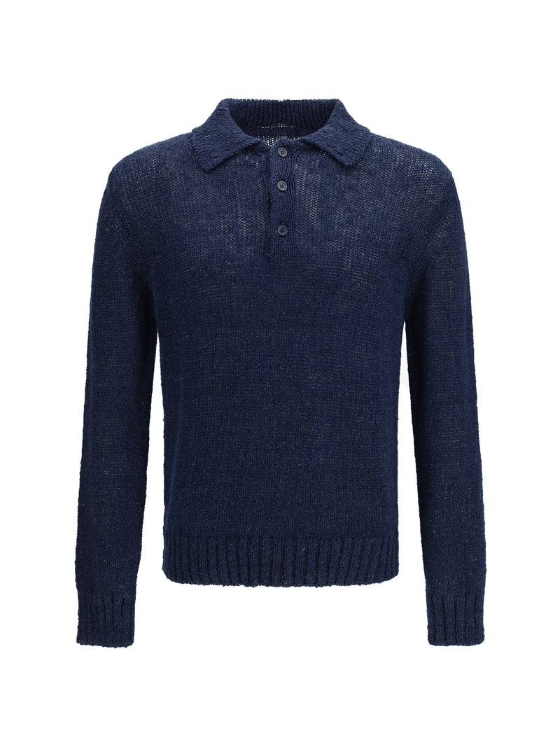 Sunflower Sunflower Buttoned Polo Navy Men - World Class Fashion