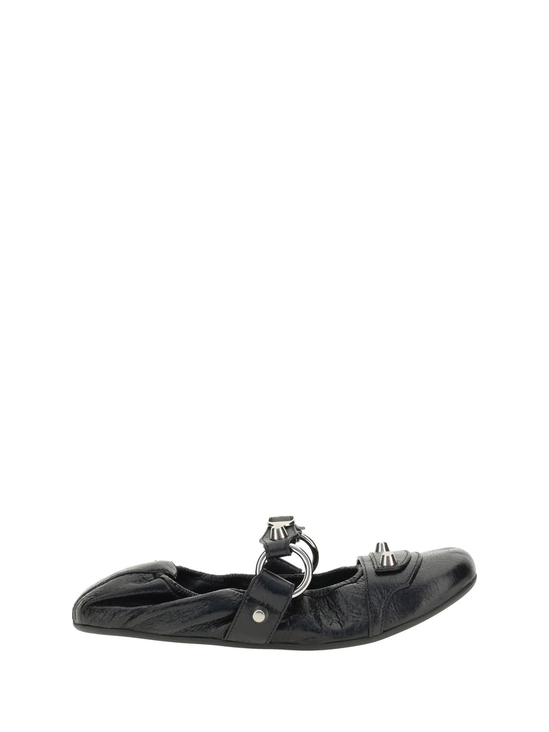 Balenciaga Balenciaga City Ballerinas Black/Silver Women - World Class Fashion