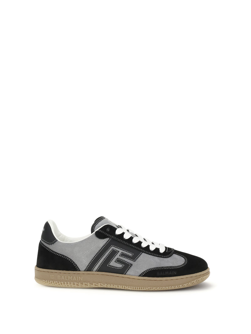 Balmain Balmain Swan Sneakers Grey Men - World Class Fashion