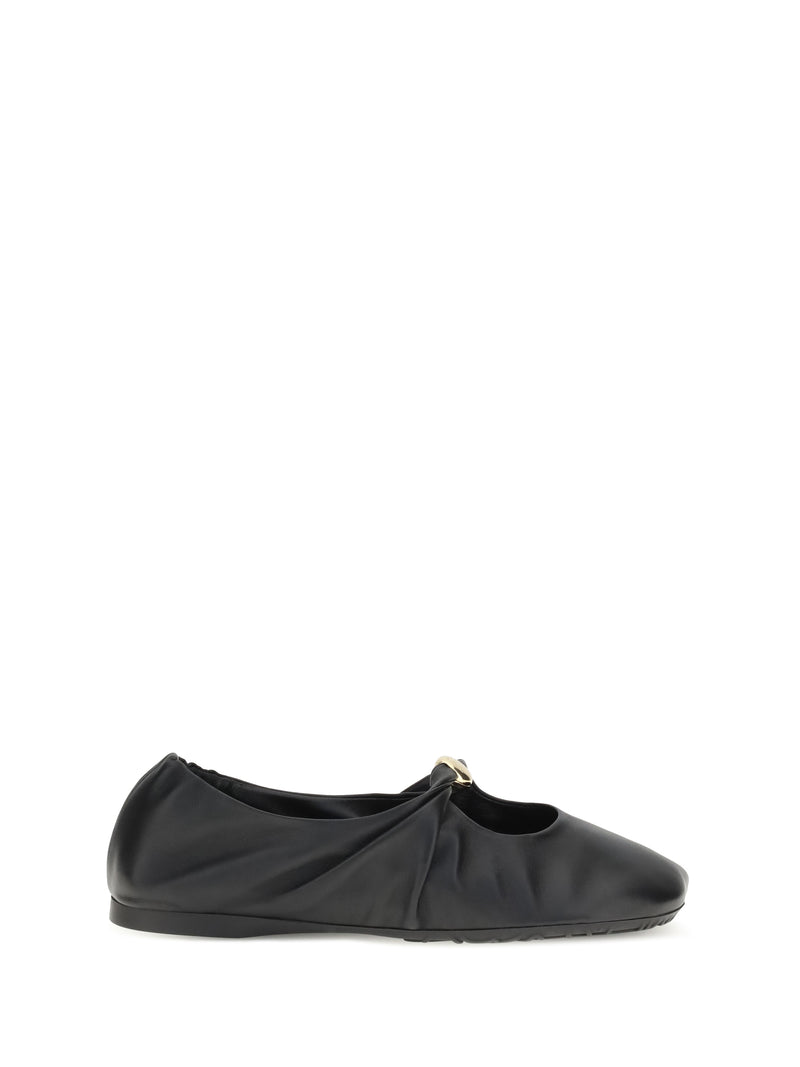 Loewe Loewe Pebble Ballerinas Black Women - World Class Fashion