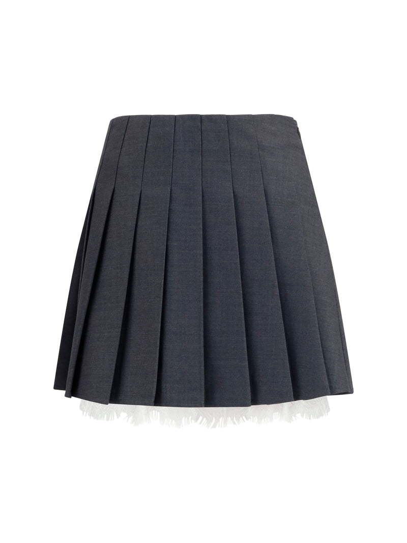 Self-portrait Self-portrait Pleated Mini Skirt - World Class Fashion