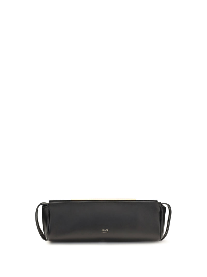 Khaite Khaite Evening Leather Clutch Black - World Class Fashion