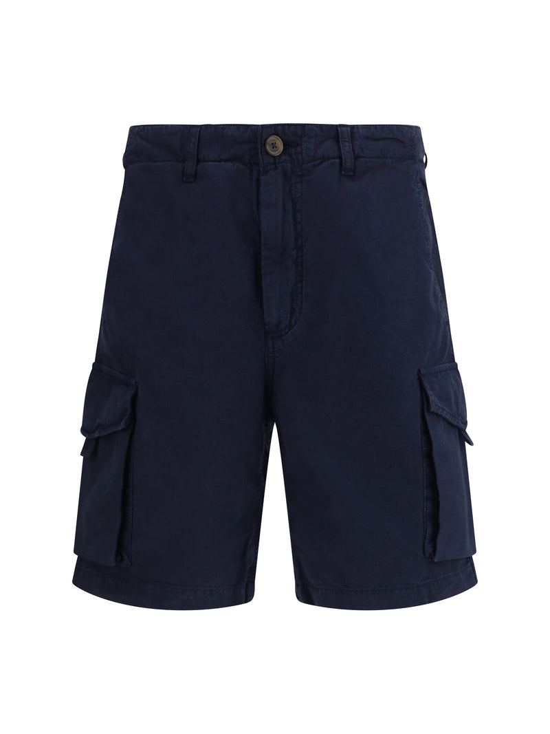 Sebago Sebago Northfield Cargo Shorts Blue-Marine - World Class Fashion
