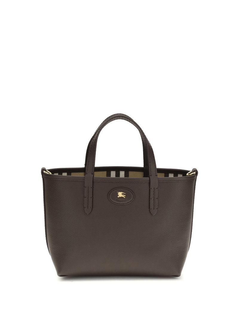 Burberry Burberry Bloomsbury Mini Reversible Tote Bag Peat/Sand - World Class Fashion
