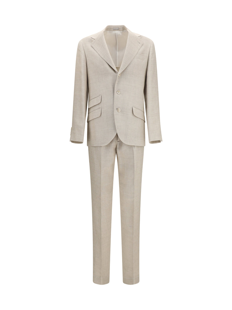 Brunello Cucinelli Brunello Cucinelli Hopsack Suit Corda Men - World Class Fashion