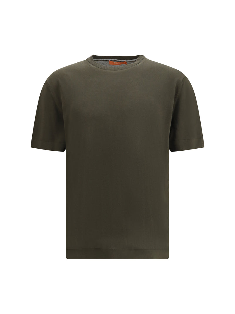 Cruna Cruna Cotton Knitted T-shirt Verde Men - World Class Fashion