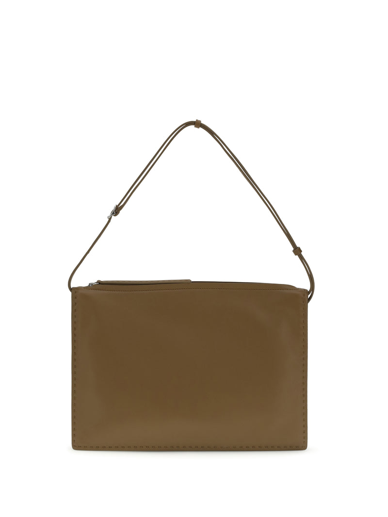 Phoebe Philo Phoebe Philo Glove Clutch Caramel Silver - World Class Fashion